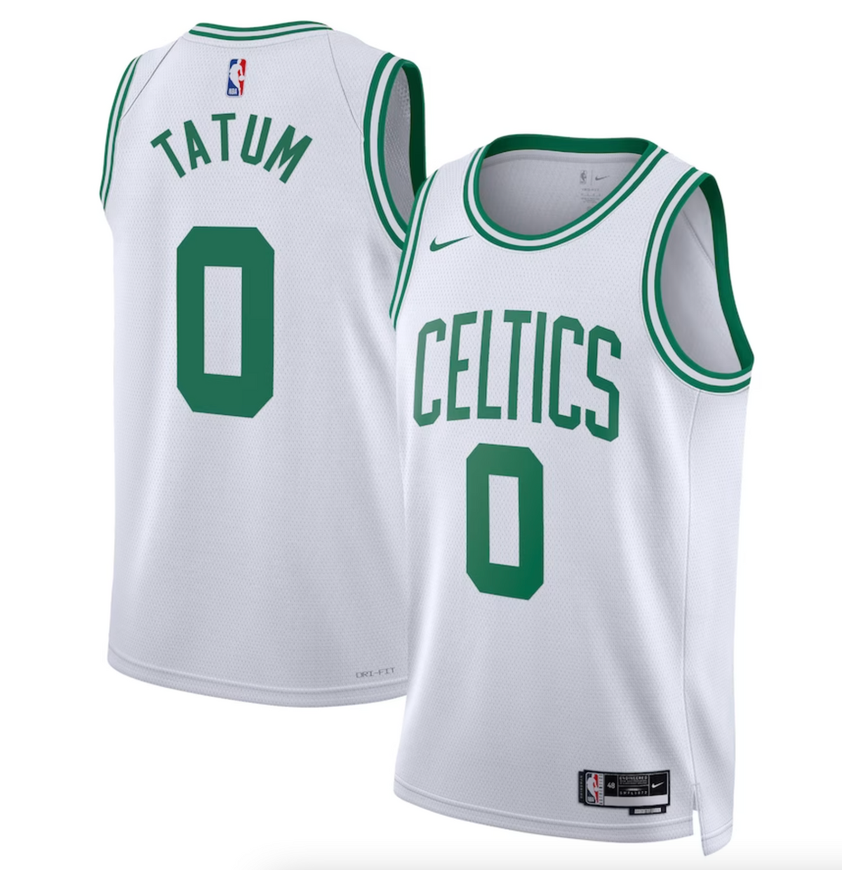 Boston Celtics Nike Association Edition Swingman Jersey - White - Jayson Tatum - Unisex