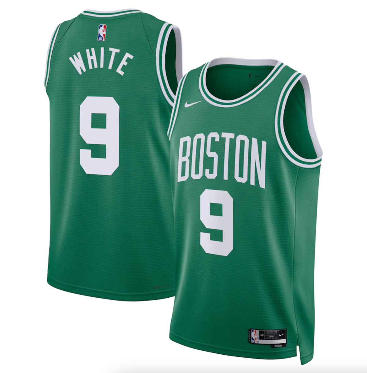 Boston Celtics Nike Icon Edition Swingman Jersey - Kelly Green - Derrick White - Unisex