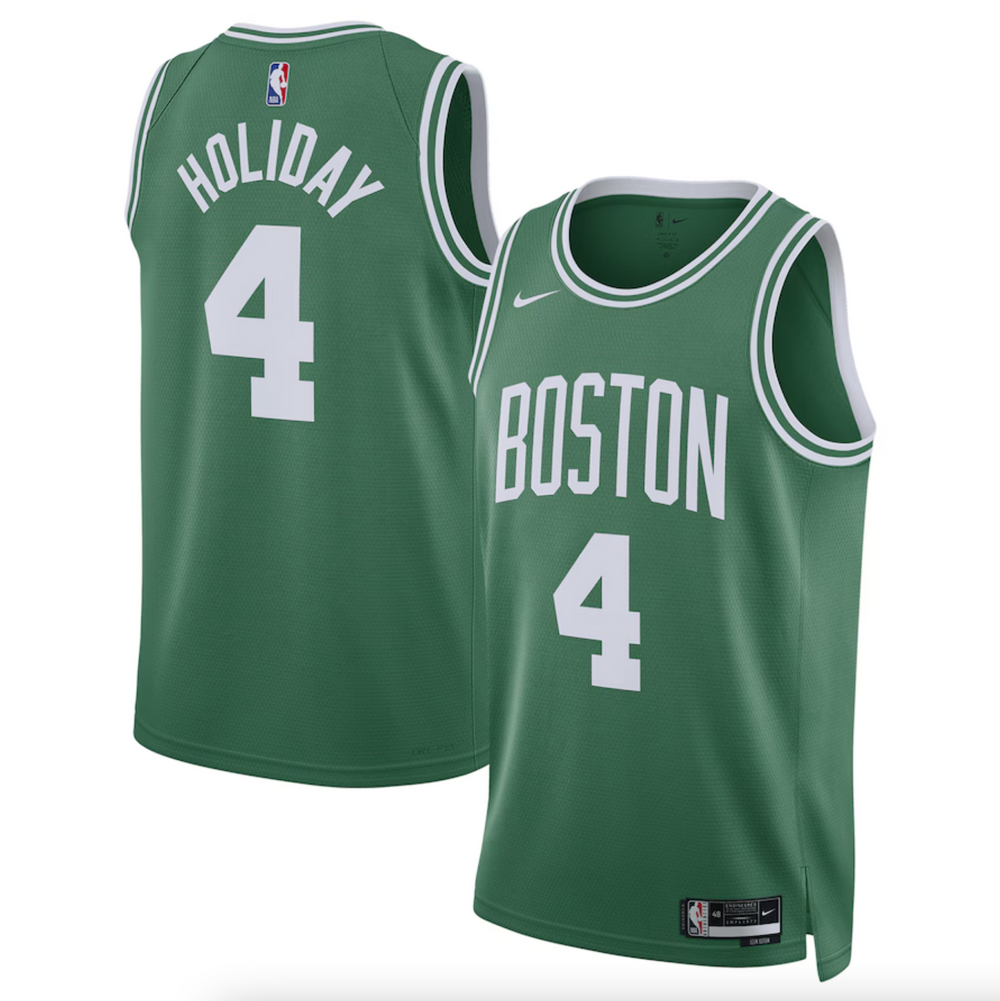 Unisex Nike Jrue Holiday Kelly Green Boston Celtics Swingman Jersey - Icon Edition