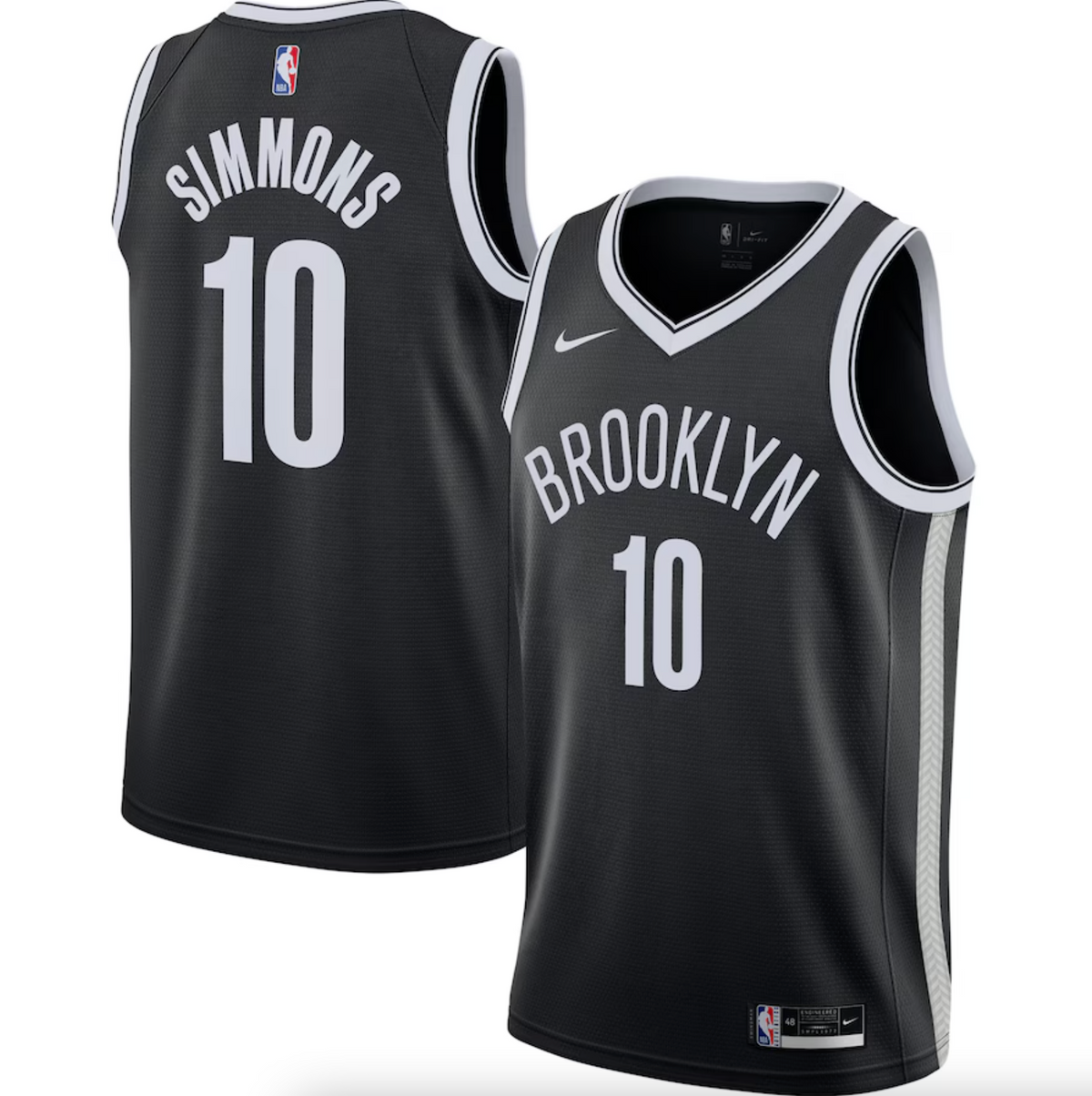 Brooklyn Nets Ben Simmons Nike Black 2021/22 Swingman Jersey - Icon Edition