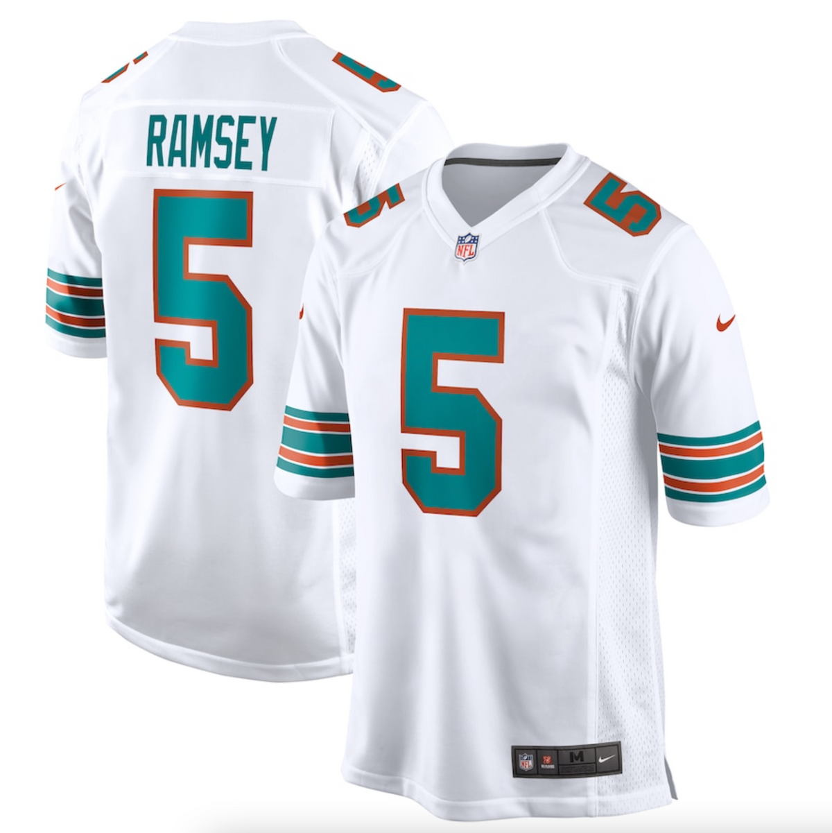 Men's Miami Dolphins Jalen Ramsey Nike White Alternate Game Jersey