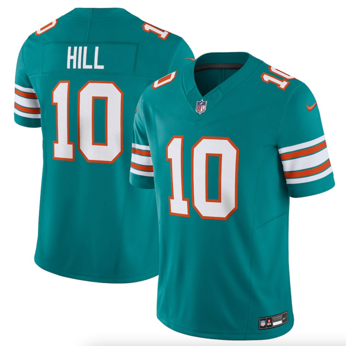 Men's Miami Dolphins Tyreek Hill Nike Aqua Vapor F.U.S.E. Limited Jersey