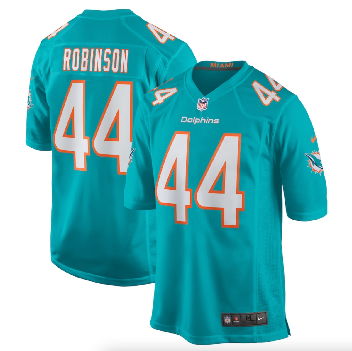 Men's Miami Dolphins Chop Robinson Nike Aqua 2024 NFL Draft First Round Pick Player Game Jersey