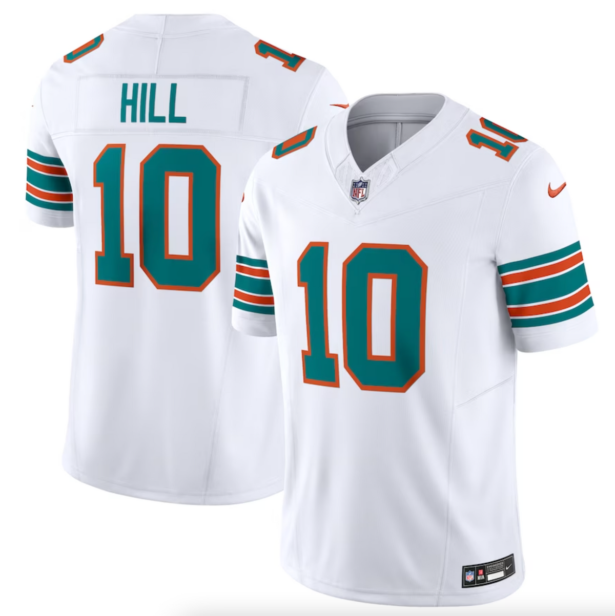 Men's Miami Dolphins Tyreek Hill Nike White Vapor F.U.S.E. Limited Jersey