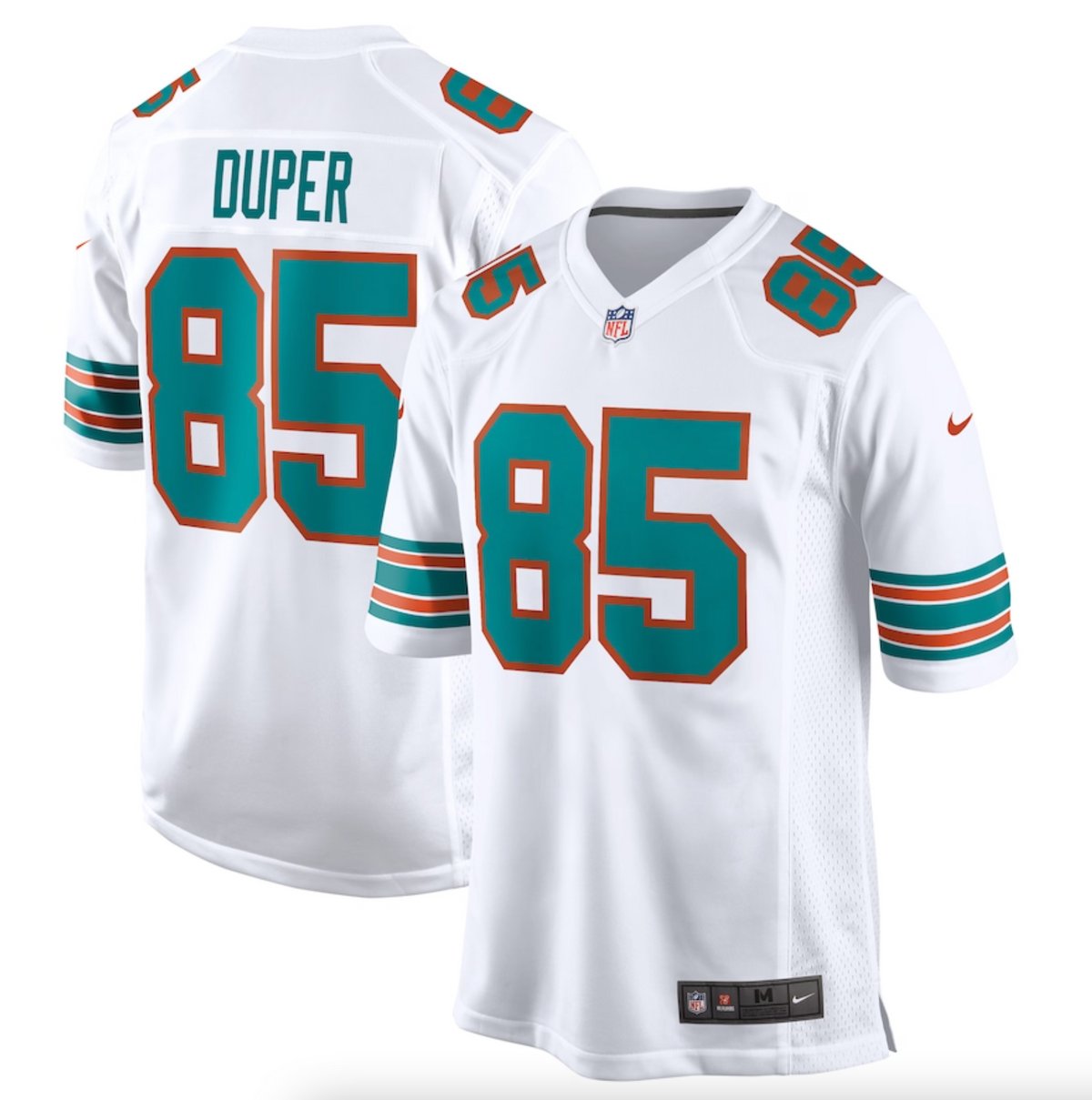 Men's Miami Dolphins Mark Duper Nike White Retired Player Jersey