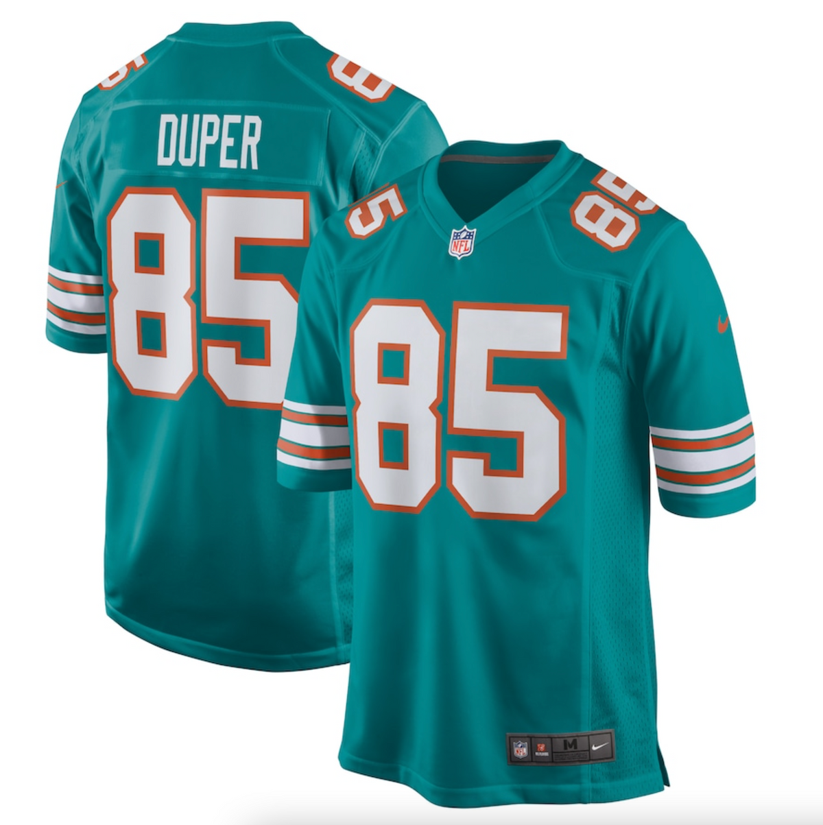 Men's Miami Dolphins Mark Duper Nike Aqua Retired Player Jersey