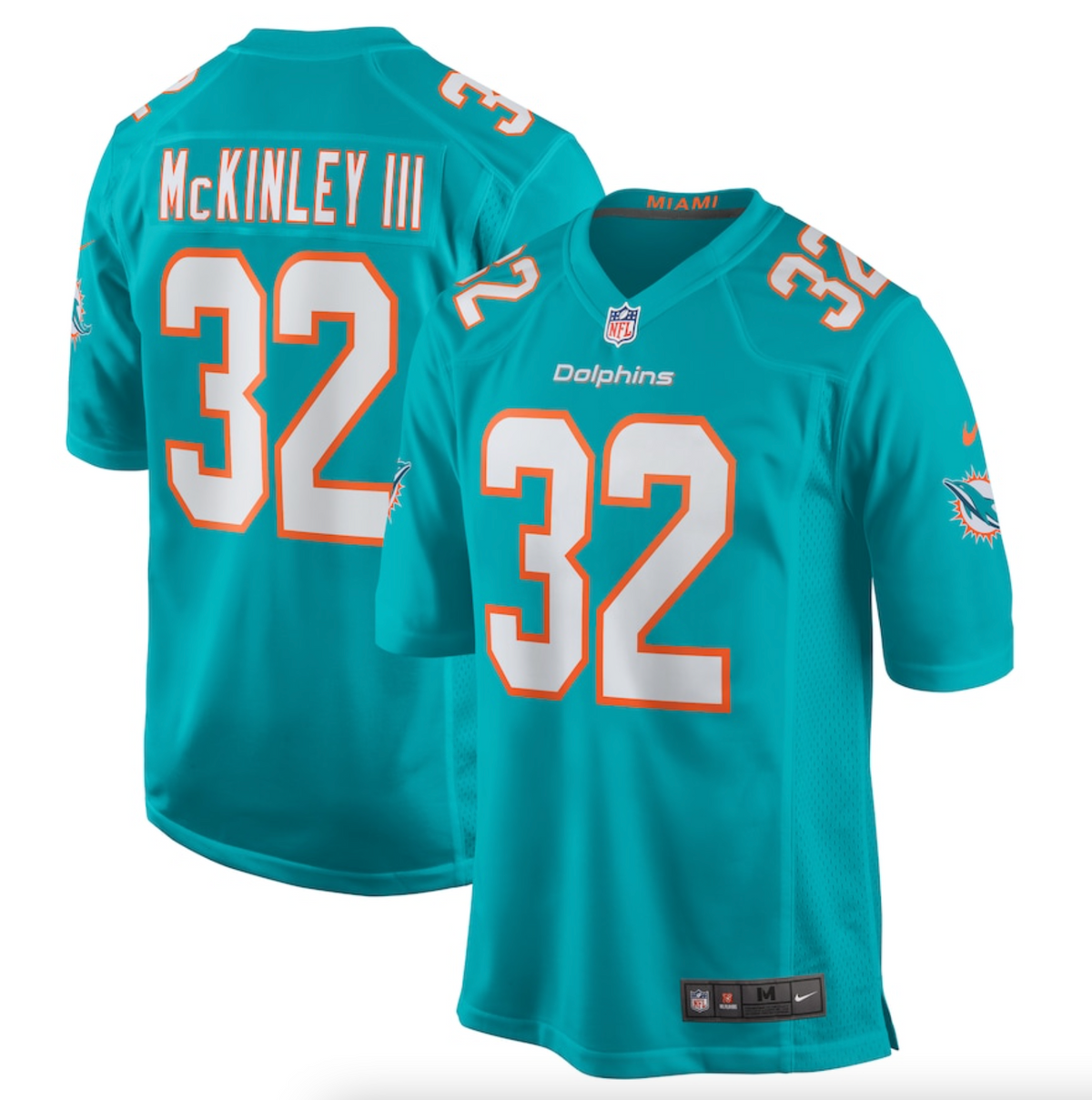 Men's Miami Dolphins Verone McKinley III Nike Aqua Game Player Jersey