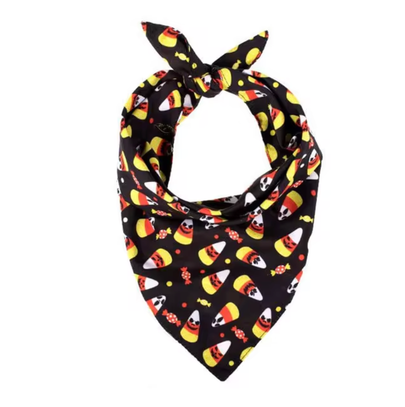 Halloween Pet Drool Scarf Cat Dog Triangle Scarf Pet Holiday Atmosphere Scarf Fun Pet Accessories Christmas Pet Supplies