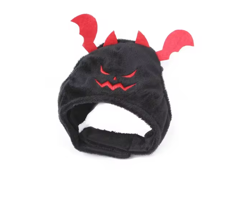 Pet Halloween Dog Cat Costume Dog Cat Costumes for Small Dogs Cosplay Bat Headgear Hat Cat Headgear Pet Supplies