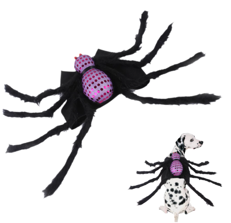 Pet Spider Costume Halloween Dog Spider Costume Horror Dog Cat Spider Costumes Funny Spider Costume For Small Puppy Dogs