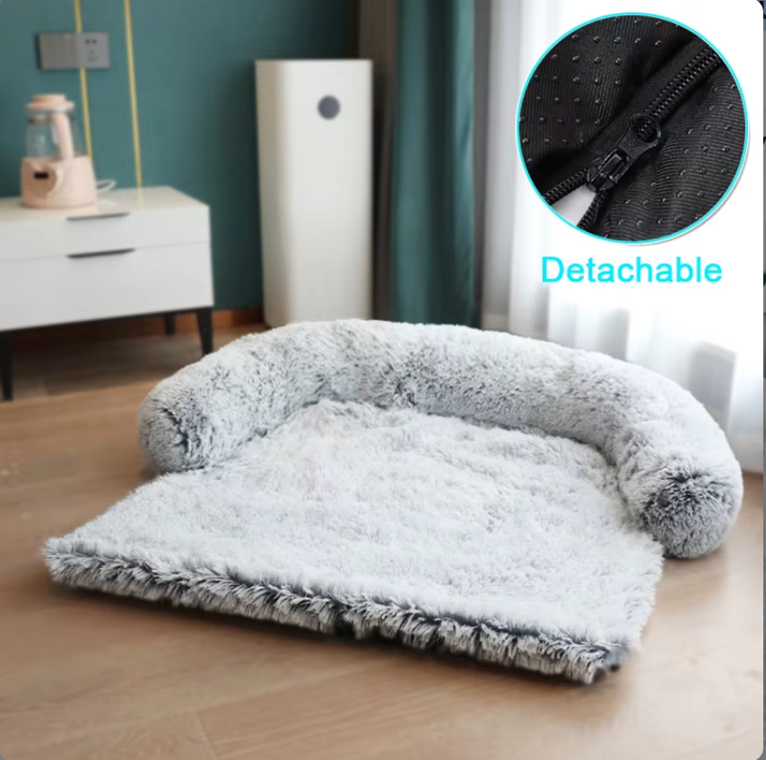 Washable Pet Sofa Dog Bed Calming Bed For Large Dogs Pad Blanket Winter Warm Cat Bed Mat Couches Car Floor Pet Manufacturer