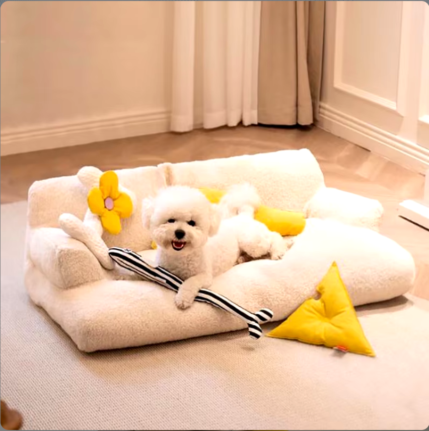 Luxury Cat Bed Soft Disassembled Dog Bed Cat Sofa Customs Made LOGO Pet Manufacturer Pet Supplies 2023 Cat Products