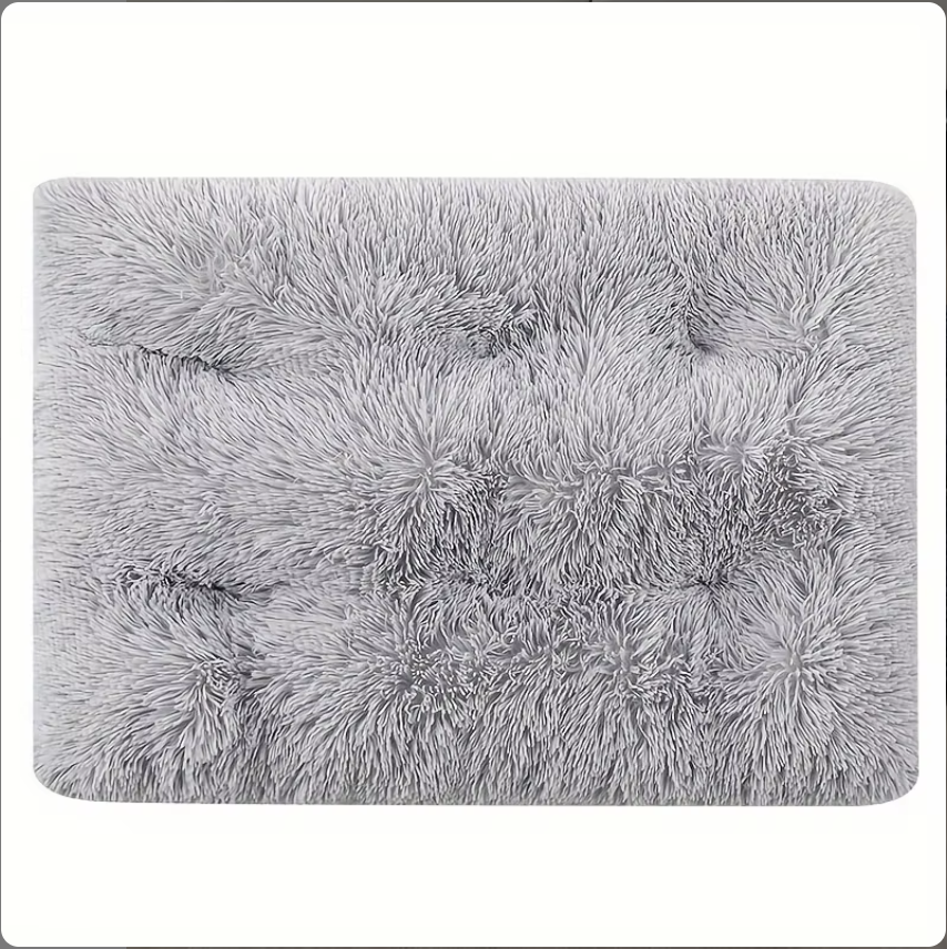 Winter Warm Thickened Long Plush Dog Bed Mat Washable Large Dog Sofa Mat Soft Sleeping Kennel Pet Supplies Dog Products