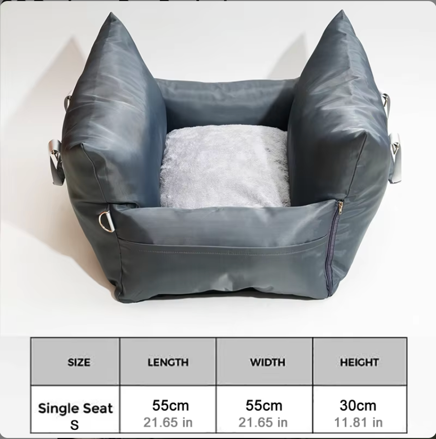 Waterproof Dog Car Seat Bed Soft Luxury Dog Beds Travel Pet Carrier Bag Pet Car Seat