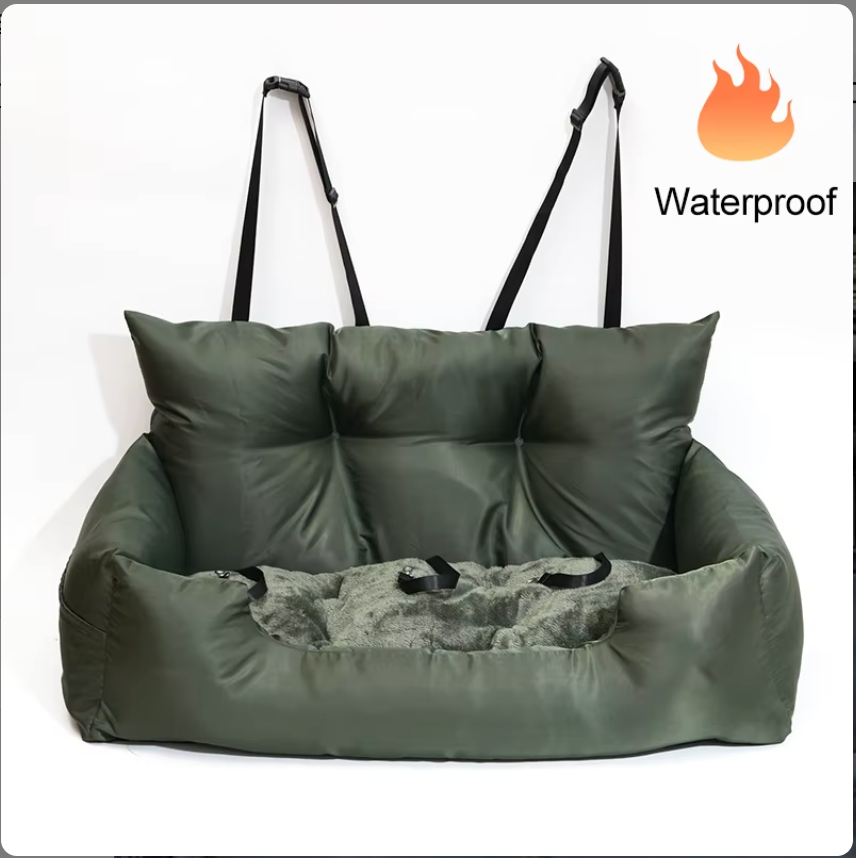 Travel Bolster Safety Large Dog Car Seat Bed for Cat Luxury Dog Beds Pet Backseat Cover Pet Beds Pet Seat Designer Dog Products