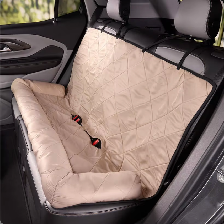 Waterproof Dog Car Seat Cover Pet Travel Carrier Mattress Designer Dog Mat Protector With Middle Seat Armrest Dog Products