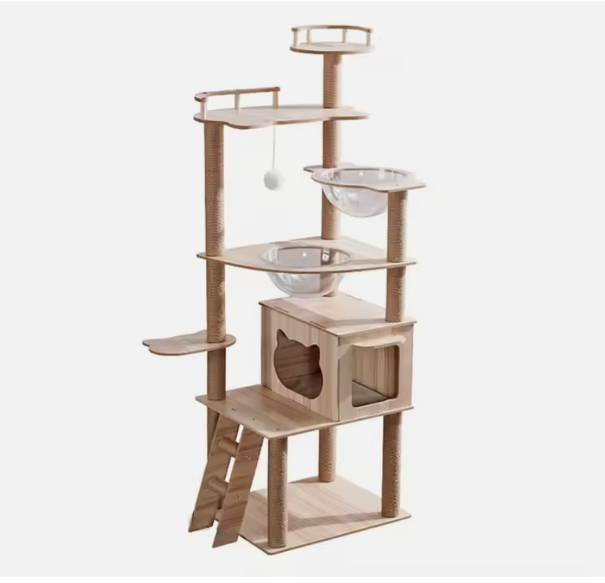 Cat Scratcher Tower Home Furniture Cat Toys Tree Pets Hammock Sisal Post Climbing Frame Toy Cat Scratching Board Climbing Frame