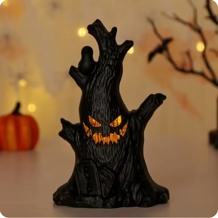 Halloween Ghost Tree Led Glow Ghost Lights Horrific Atmosphere Home Decoration Party Supplies Gifts for Children and Adults New