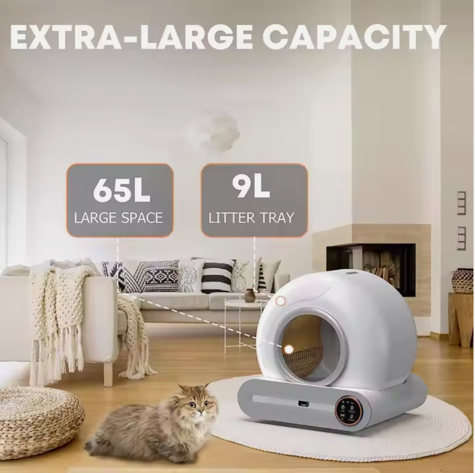 Automatic Cat Litter Box Smart App Control Self Cleaning Litter Boxes Cat Sandbox Electronic Pet Toilet Cat Supplies