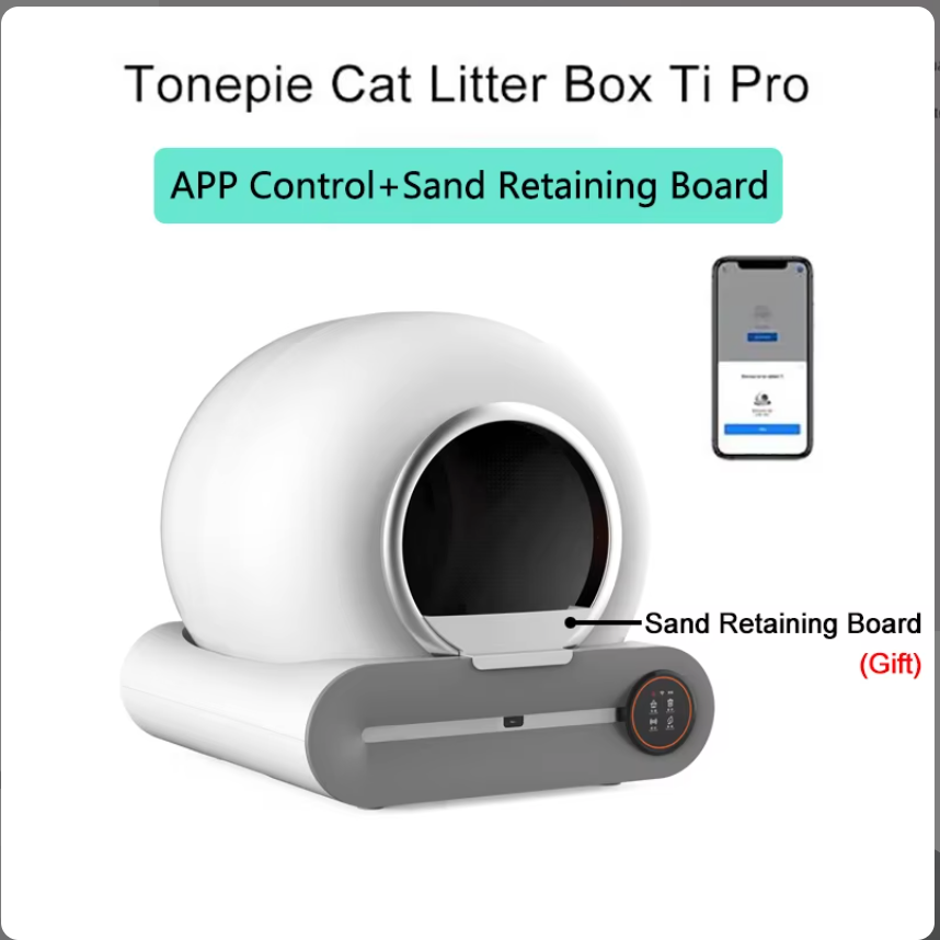 Automatic Cat Litter Box Smart App Control Self Cleaning Litter Boxes Cat Sandbox Electronic Pet Toilet Cat Supplies