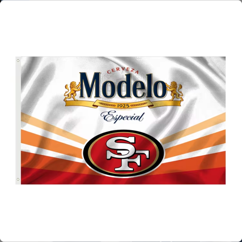 [32 items_Many different designs to choose from] 3X5FT Wholesale factory price club banners custom all 32 teams american football modelo sports flag for NFL teams