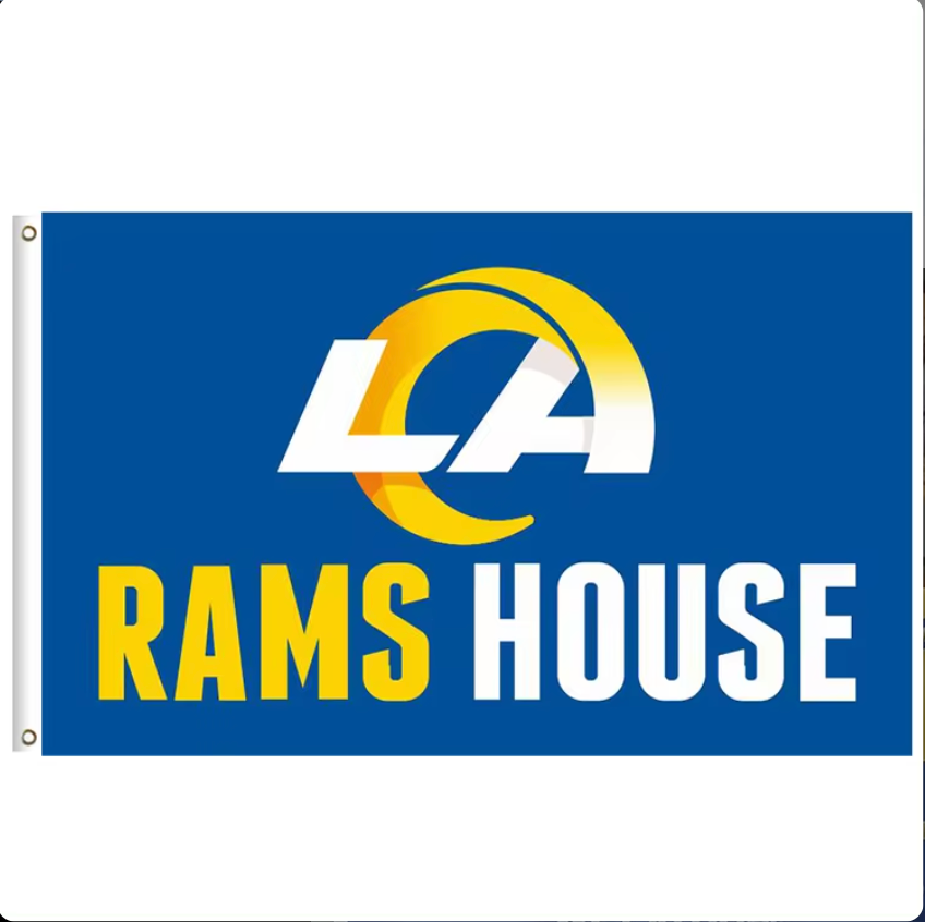 [Many different designs to choose from] Rams LVI SuPER BOWL CHAMPIONS football nfl flags banner