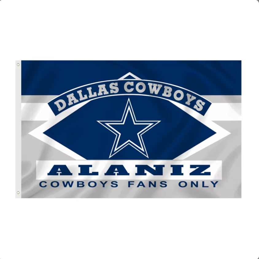 [Many different designs to choose from]  Dallas Cowboys NFL flag 3X5FT