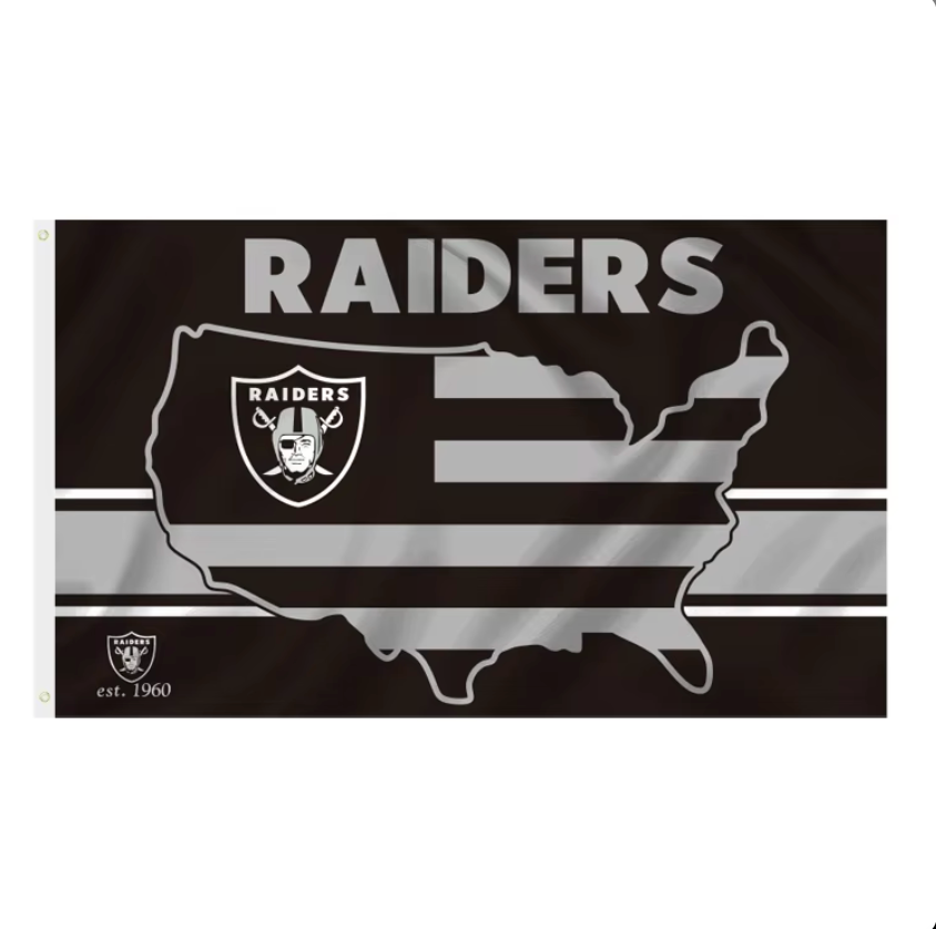 [Many different designs to choose from] Raiders NFL Flags