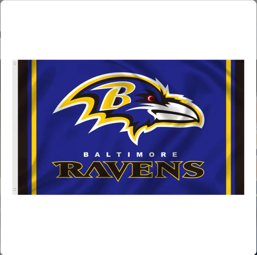 [Many different designs to choose from] Baltimore Ravens Flags