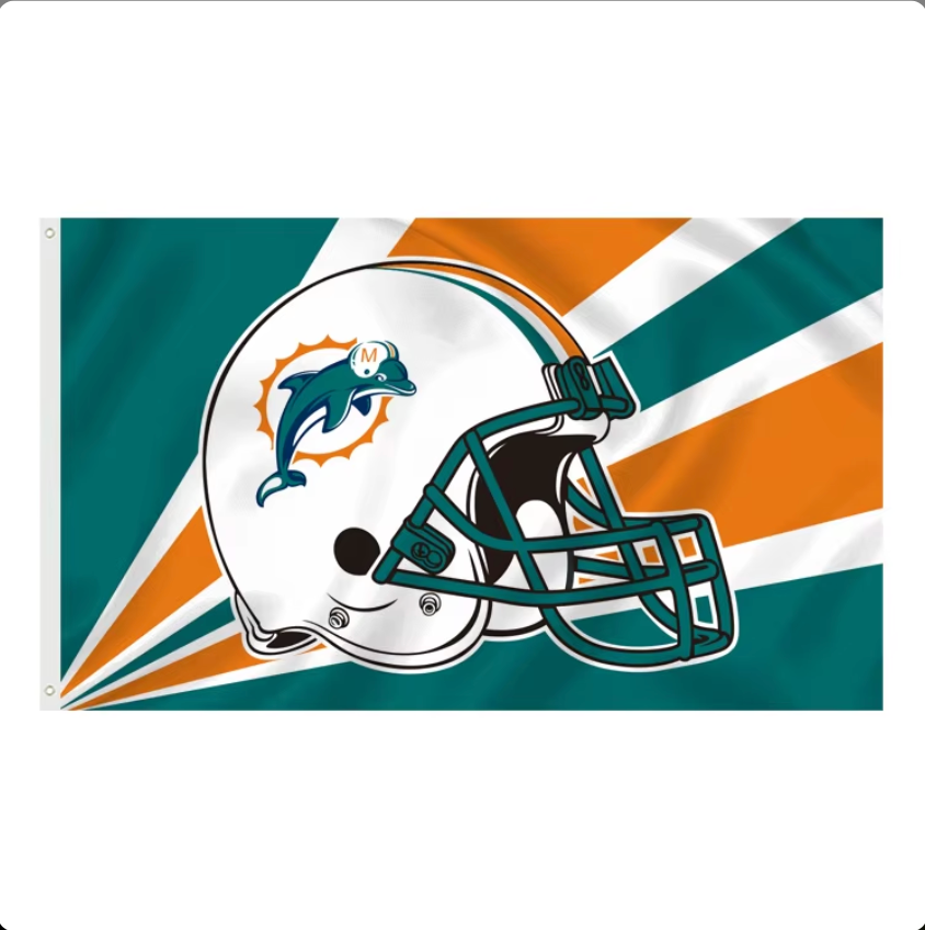 [Many different designs to choose from] Miami Dolphins flags